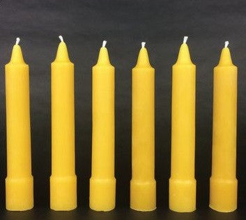 5" Colonial Beeswax Pillar Candle