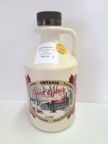 Pure Ontario Maple Syrup - 1 L  2025 Syrup Coming Soon!